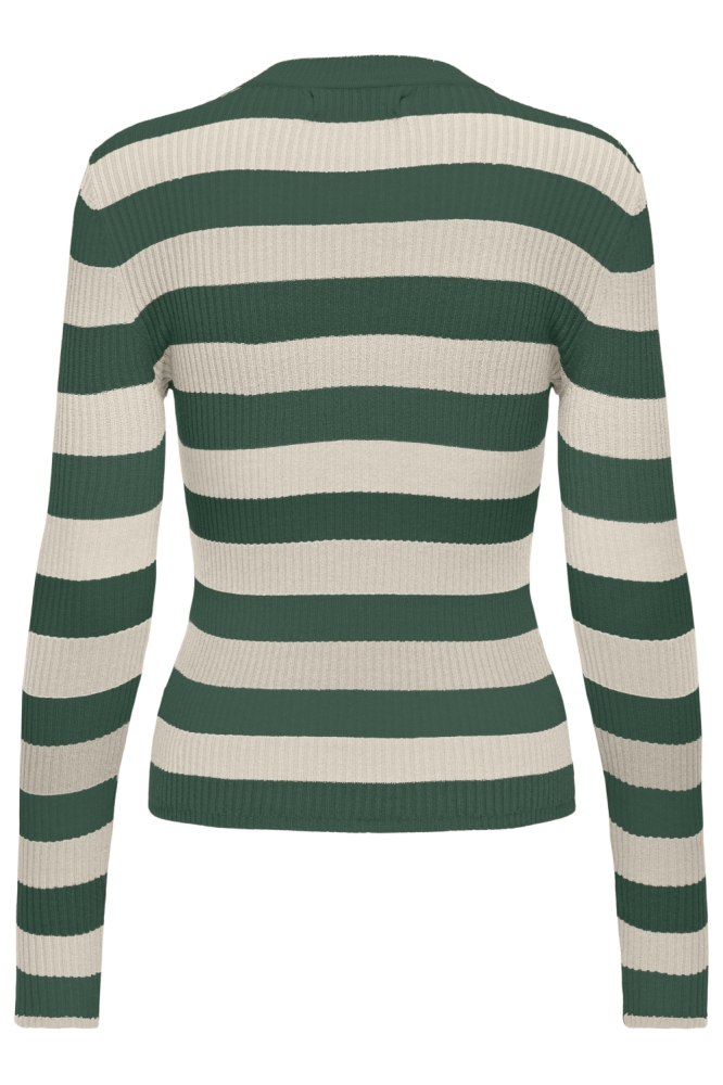 Only groene dames trui | Achteraanzicht