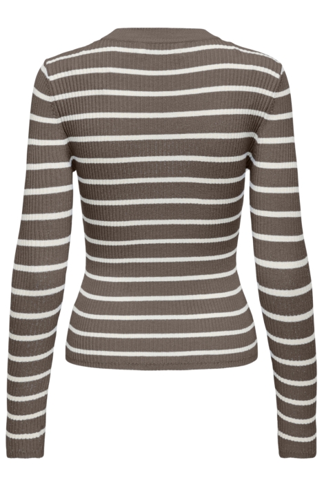 Only bruine dames trui | Achteraanzicht