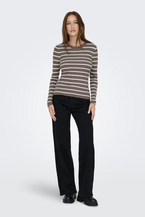 Only bruine dames trui | Model