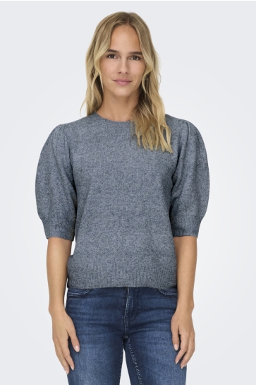 Only Trui ONLRICA LIFE 2/4 PULLOVER KNT NOOS 15318551 Moonlit Ocean/W. Melange