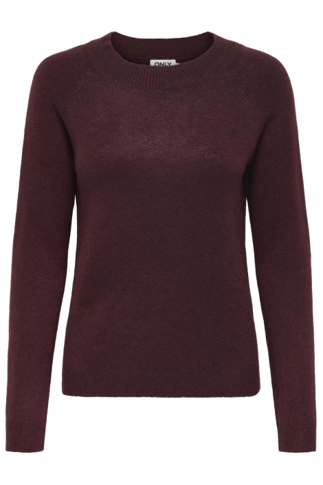 Only bordeaux dames trui | Vooraanzicht