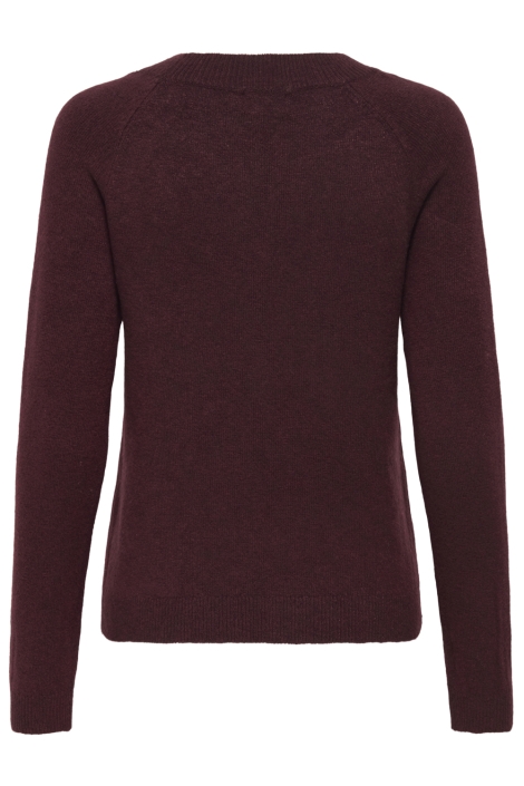 Only bordeaux dames trui | Achteraanzicht
