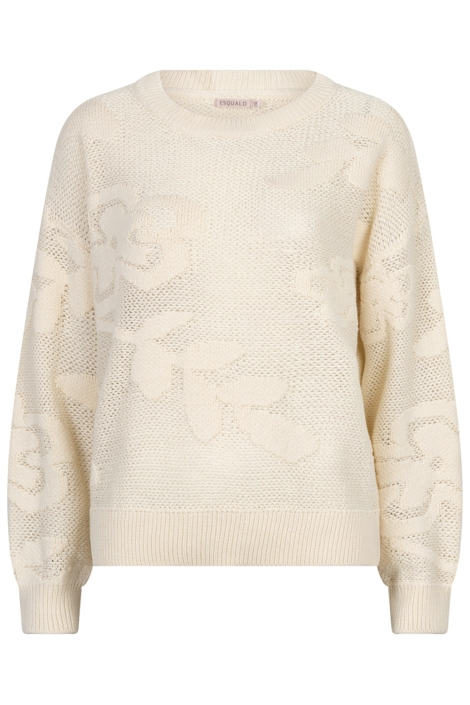 EsQualo beige dames trui | Vooraanzicht