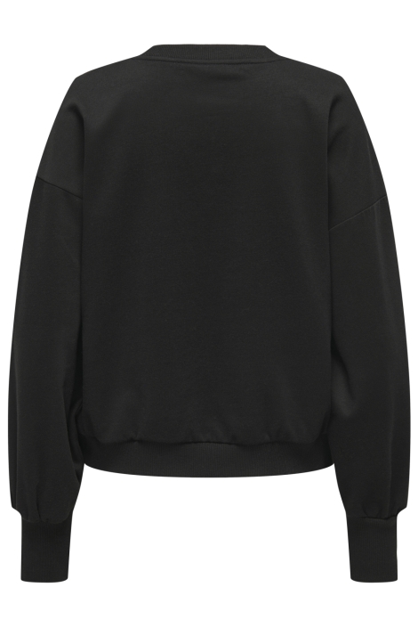 Only zwarte dames sweater | Achteraanzicht