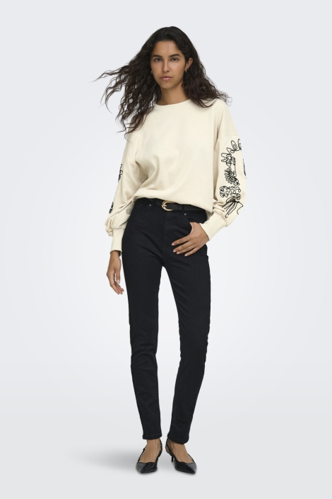 Only beige dames sweater | Model
