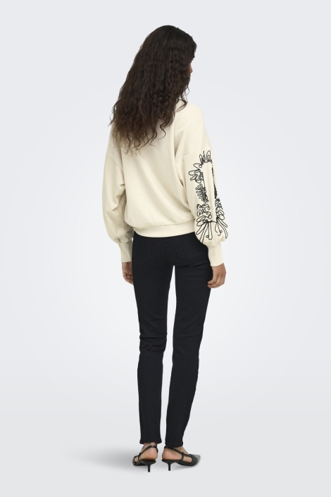 Only beige dames sweater | Model