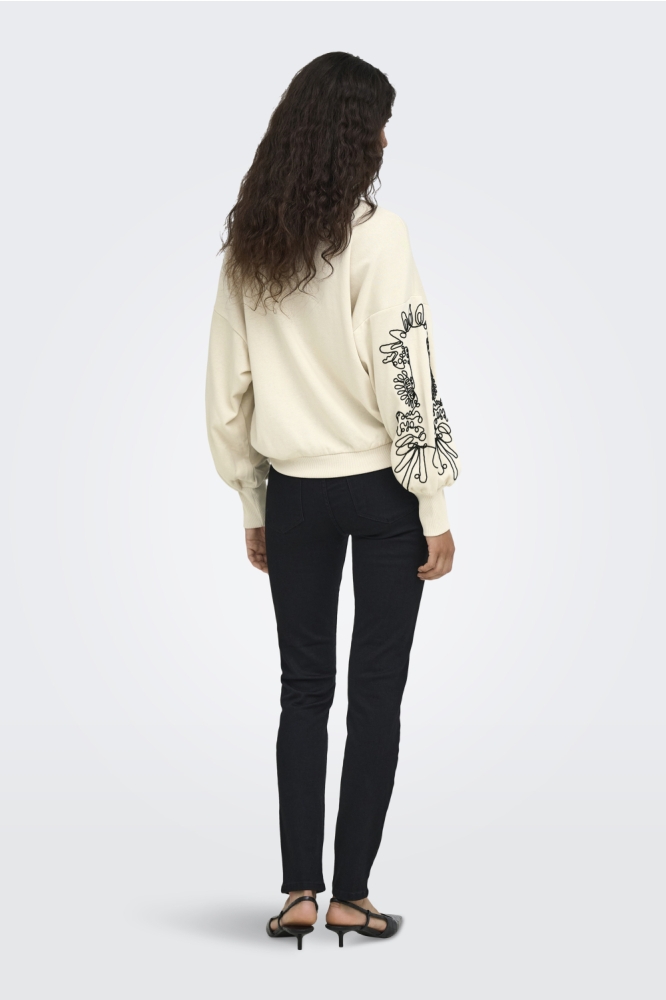 Only beige dames sweater | Model