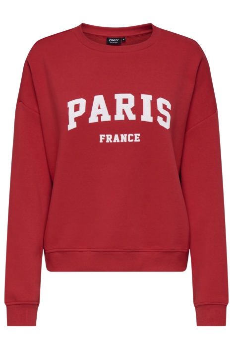 Only rode dames sweater | Vooraanzicht