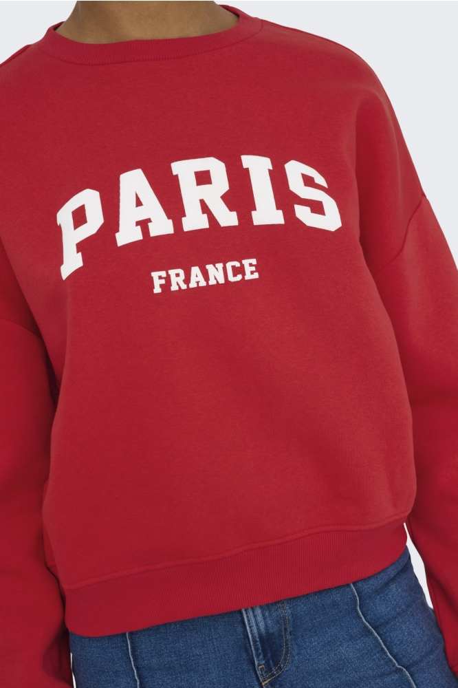 Only rode dames sweater | Close up