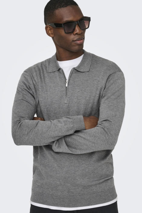 Only & Sons grijze heren trui | Model