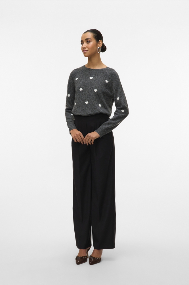 Vero Moda grijze dames trui | Model