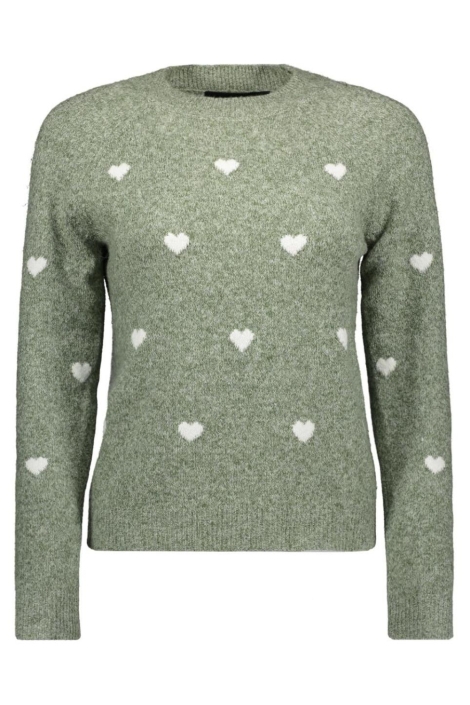 Vero Moda groene dames trui | Vooraanzicht