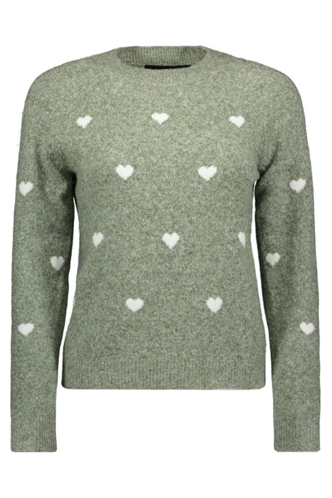 Vero Moda groene dames trui | Vooraanzicht