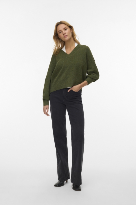 Vero Moda groene dames trui | Model