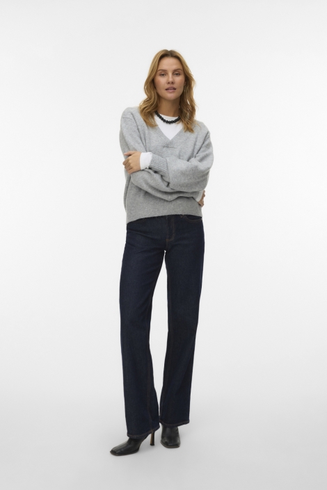 Vero Moda grijze dames trui | Model