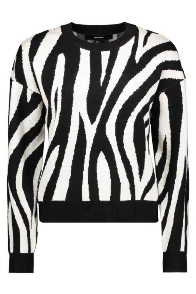 Vero Moda ecru dames trui | Vooraanzicht