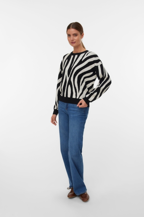 Vero Moda ecru dames trui | Model