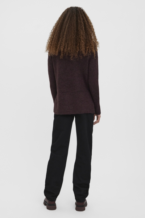 Vero Moda bordeaux dames trui | Model