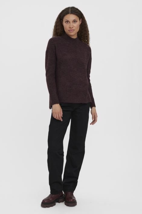 Vero Moda bordeaux dames trui | Model