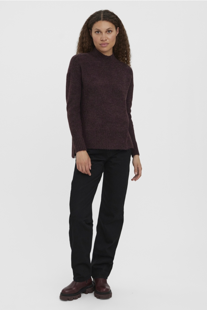 Vero Moda bordeaux dames trui | Model