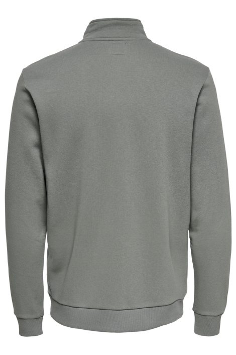 Only & Sons groene heren sweater | Achteraanzicht
