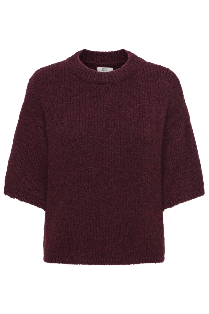 Jacqueline de Yong bordeaux dames trui | Vooraanzicht