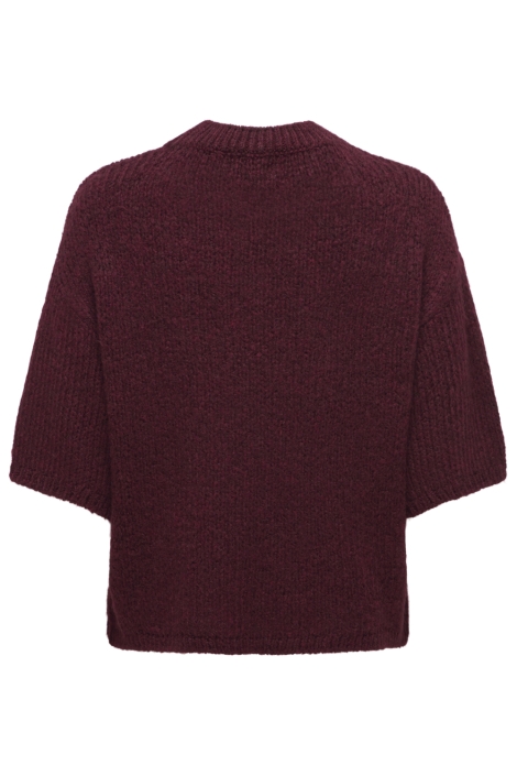 Jacqueline de Yong bordeaux dames trui | Achteraanzicht
