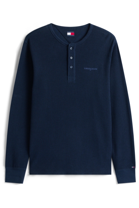 Tommy Jeans blauwe heren t-shirt | Vooraanzicht