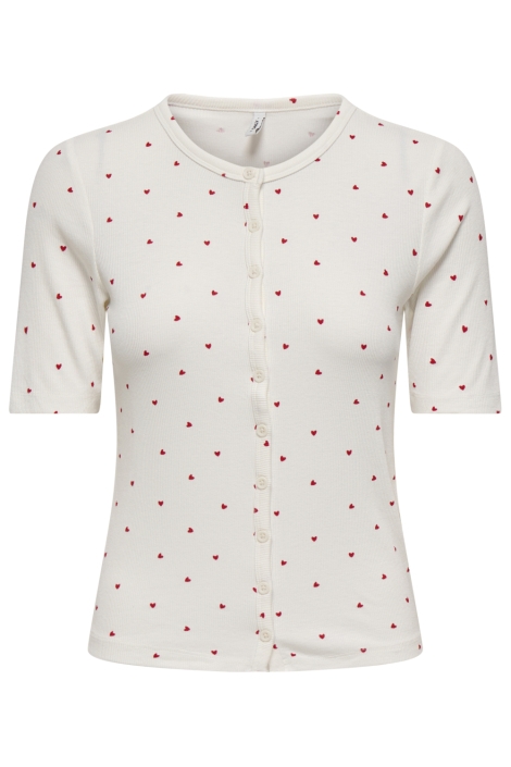 Only witte dames vest | Vooraanzicht