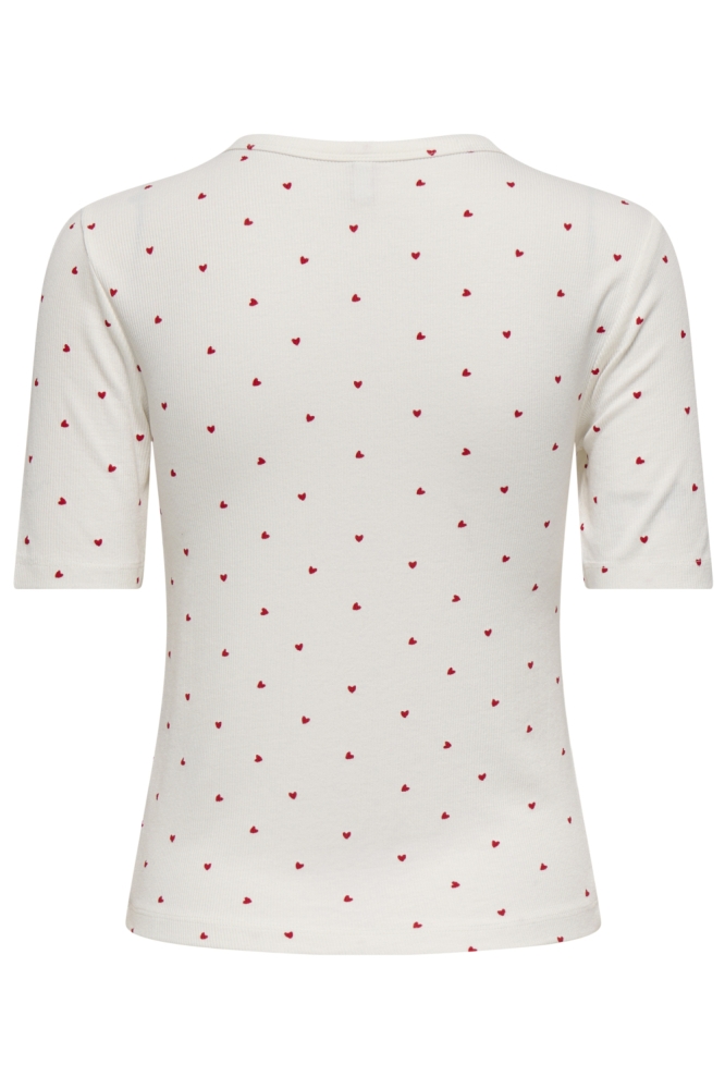 Only witte dames vest | Achteraanzicht