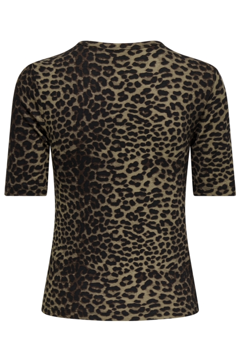 Only bruine dames vest | Achteraanzicht