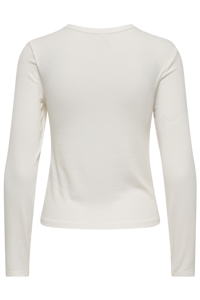 Only witte dames vest | Achteraanzicht