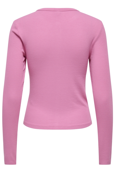 Only roze dames vest | Achteraanzicht