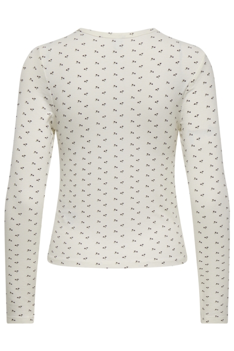 Only witte dames vest | Achteraanzicht