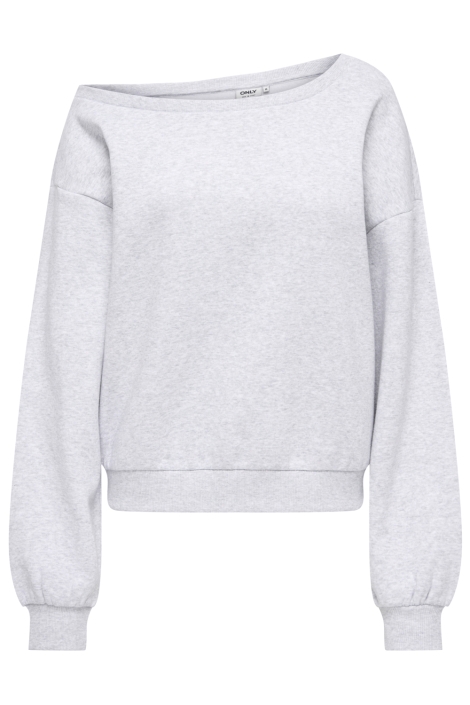 Only grijze dames sweater | Vooraanzicht