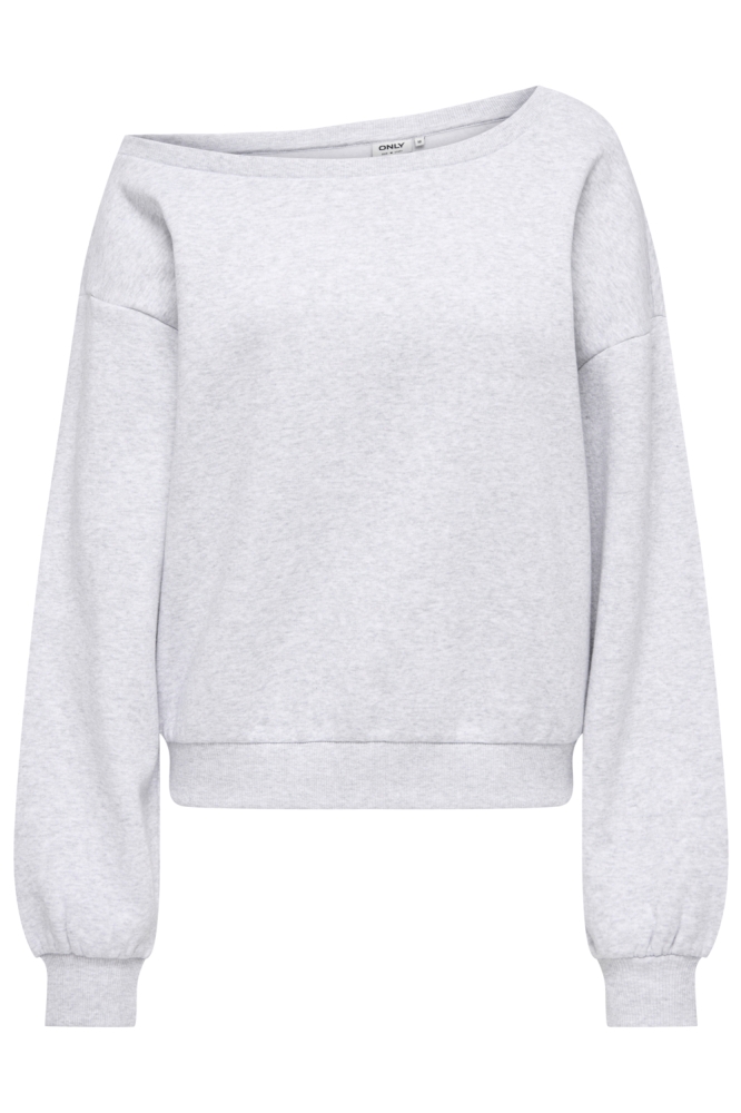 Only grijze dames sweater | Vooraanzicht