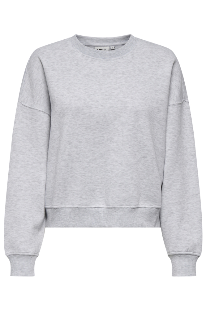 Only grijze dames sweater | Vooraanzicht