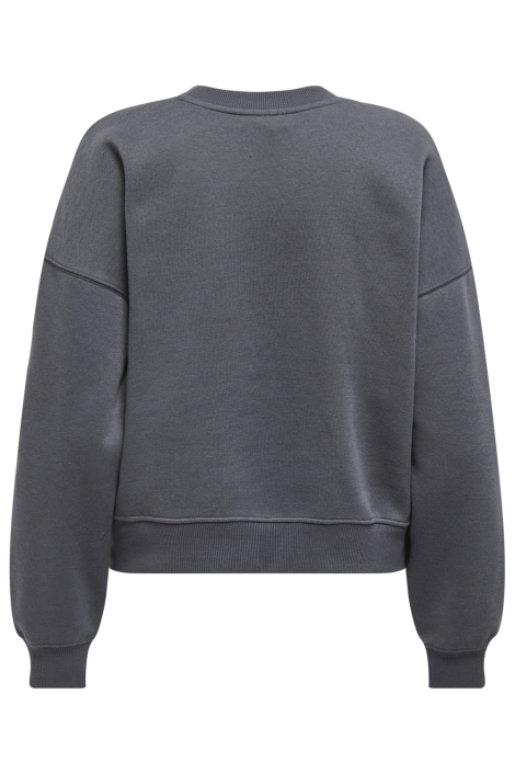 Only blauwe dames sweater | Achteraanzicht