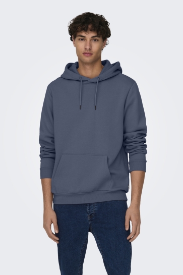 Only & Sons ONSCERES HOODIE SWEAT NOOS 22018685 VINTAGE INDIGO