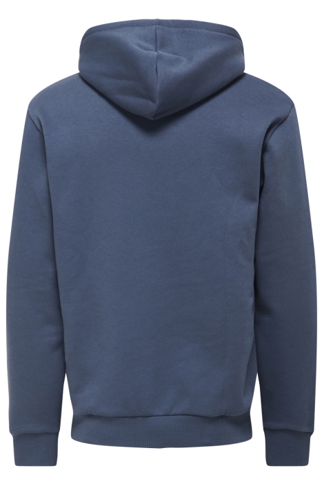 Only & Sons blauwe heren sweater | Achteraanzicht