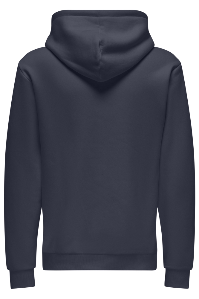 Only & Sons blauwe heren sweater | Achteraanzicht