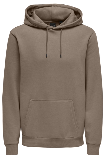 Only & Sons ONSCERES HOODIE SWEAT NOOS 22018685 Desert Taupe