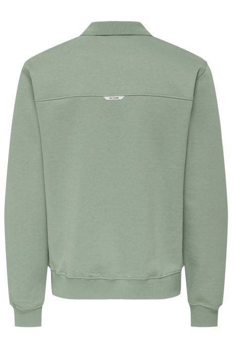 Only & Sons groene heren polo | Achteraanzicht