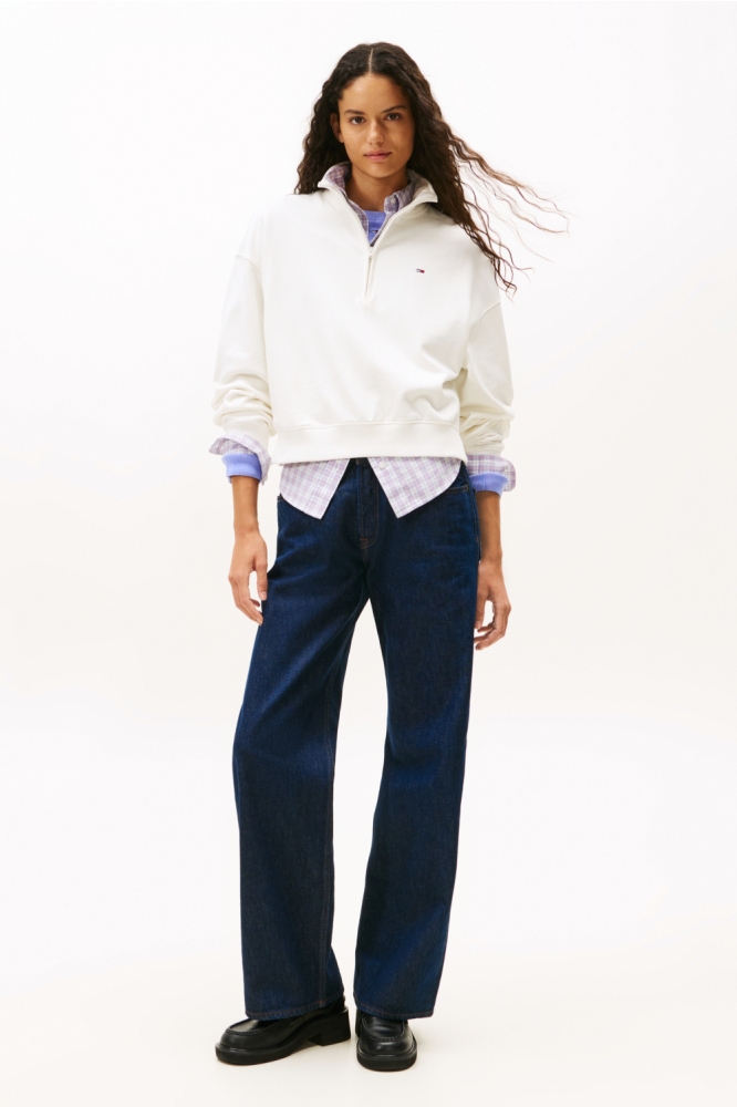 Tommy Jeans witte dames sweater | Model