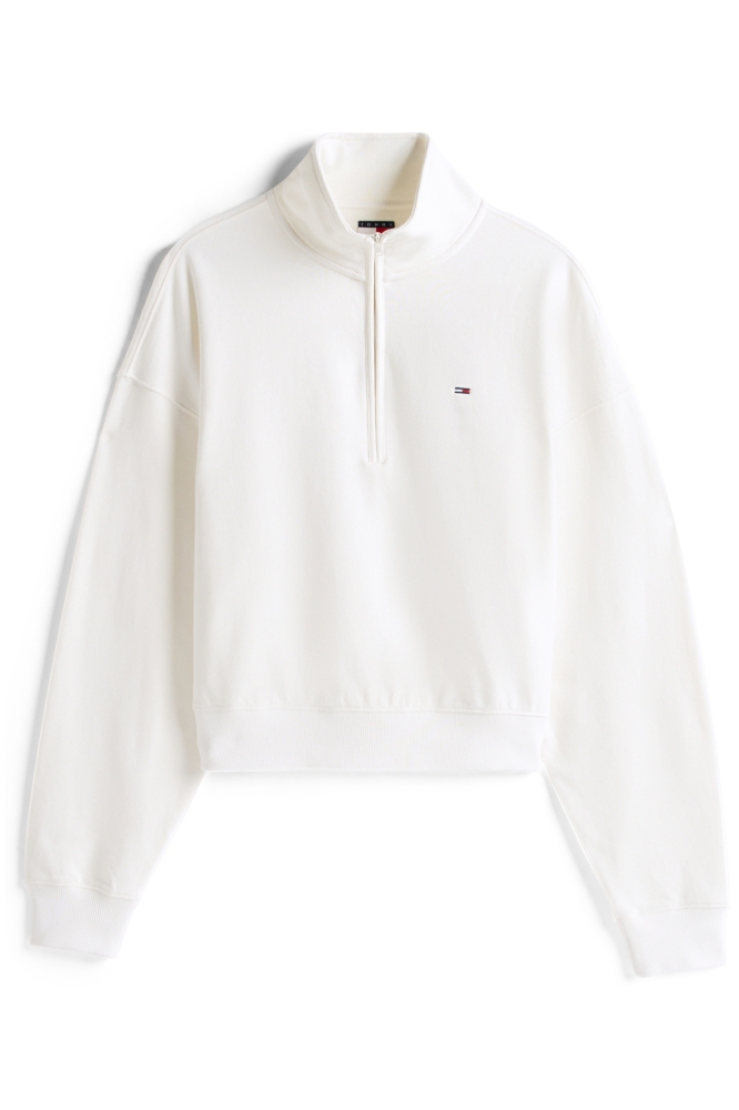 Tommy Jeans witte dames sweater | Vooraanzicht