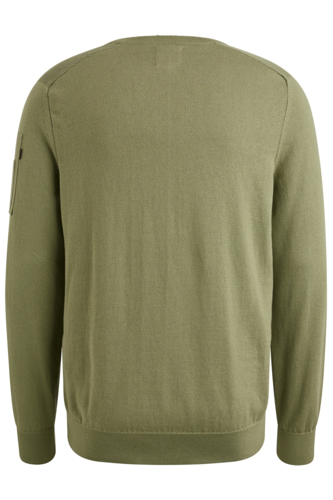 PME legend groene heren trui | Achteraanzicht
