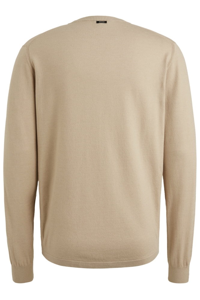 Vanguard beige heren trui | Achteraanzicht
