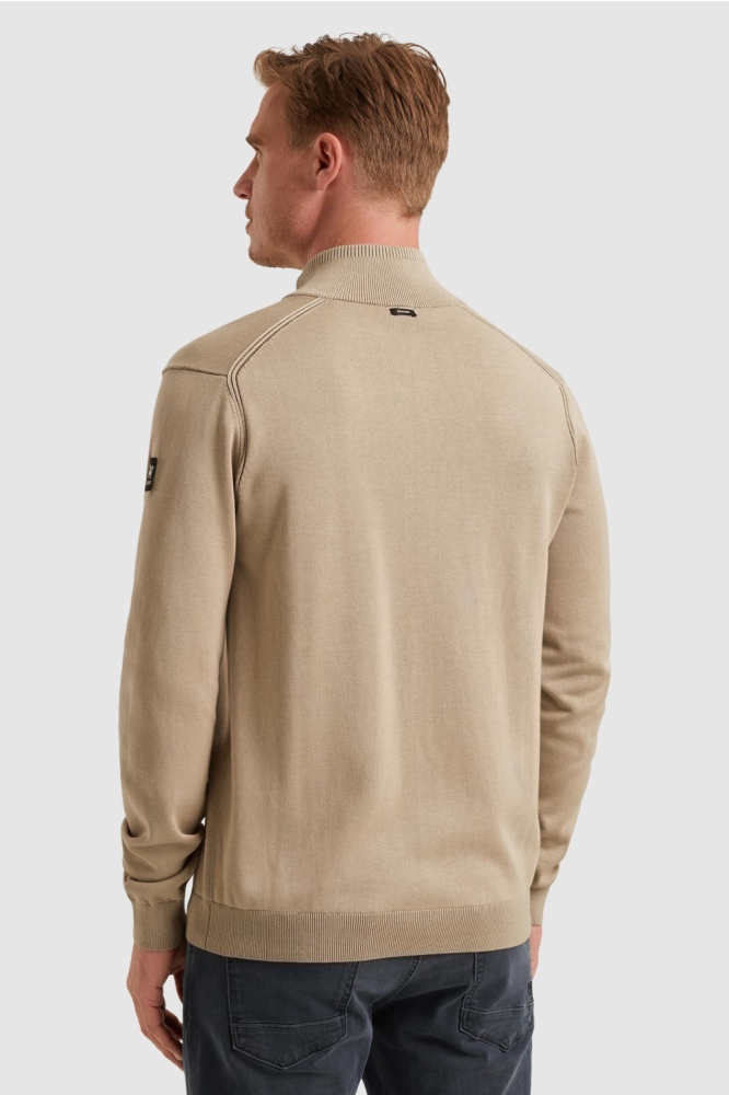 Vanguard beige heren vest | Model achteraanzicht