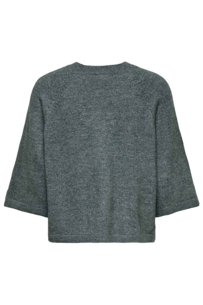 Only groene dames trui | Achteraanzicht