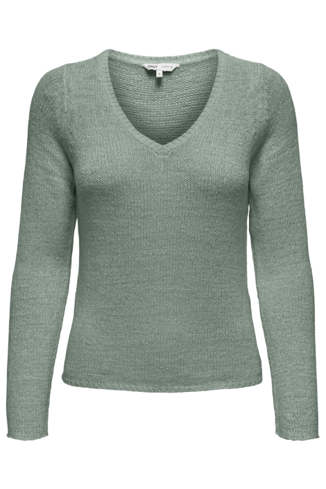 Only groene dames trui | Vooraanzicht